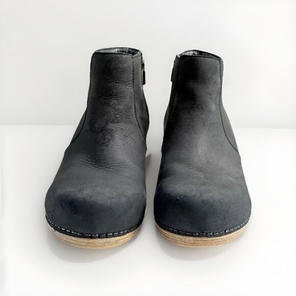 Dansko Maria Black Nubuck Boots EU 38 - Picture 2 of 10